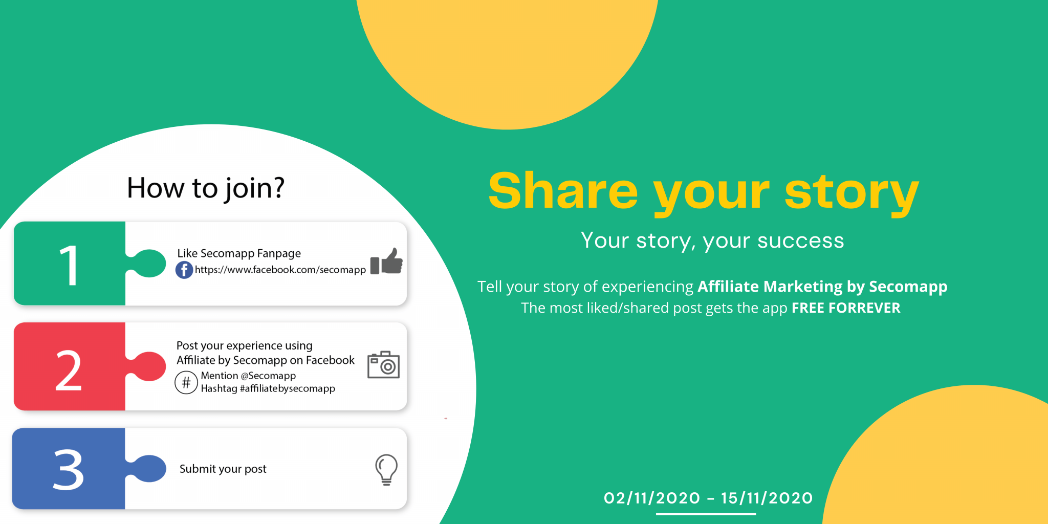 Affiliate by SHARE YOUR STORY CONTEST